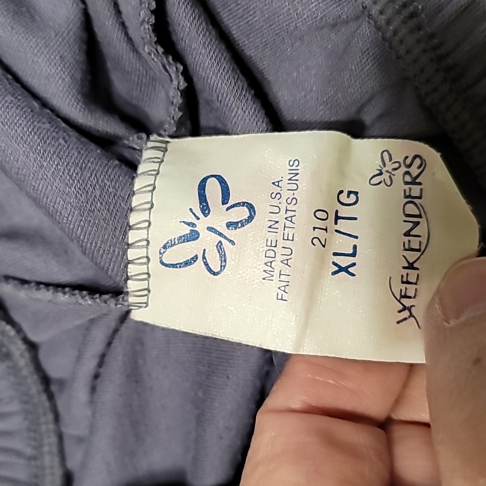 Women Weekenders Jam Pants Gray XL/TG‎ 210 - Picture 5 of 7